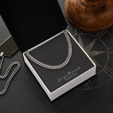 Original Cuban Necklace - Love You This Much